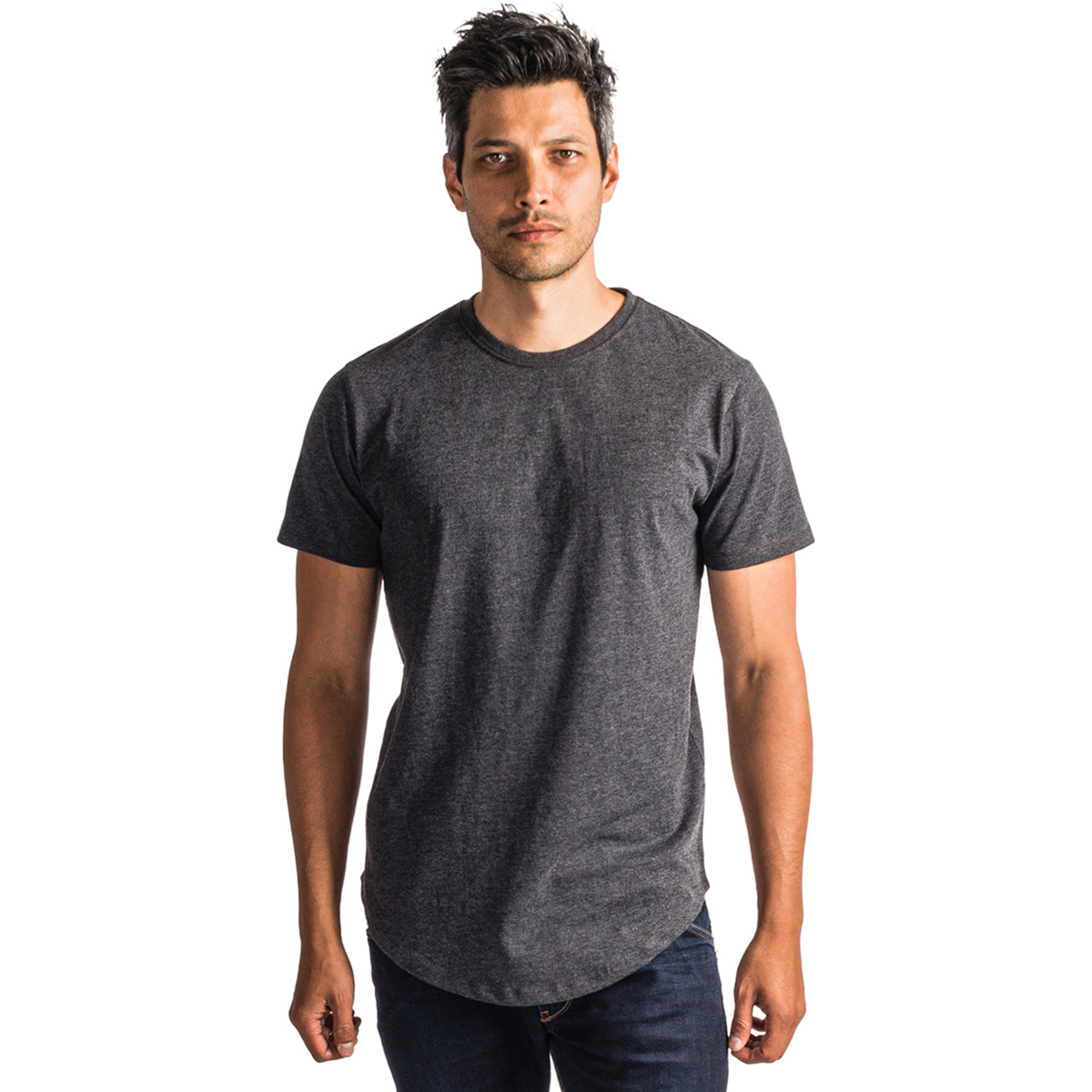 Heather Charcoal Scoop T-Shirt – UCXX