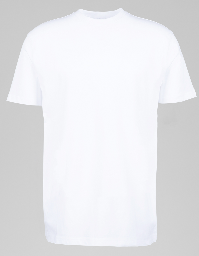 White Straight Hem T-Shirt