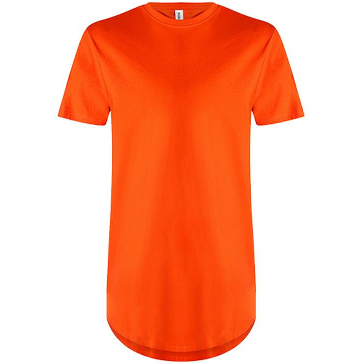Champion Orange Tall Long Scoop T-Shirt