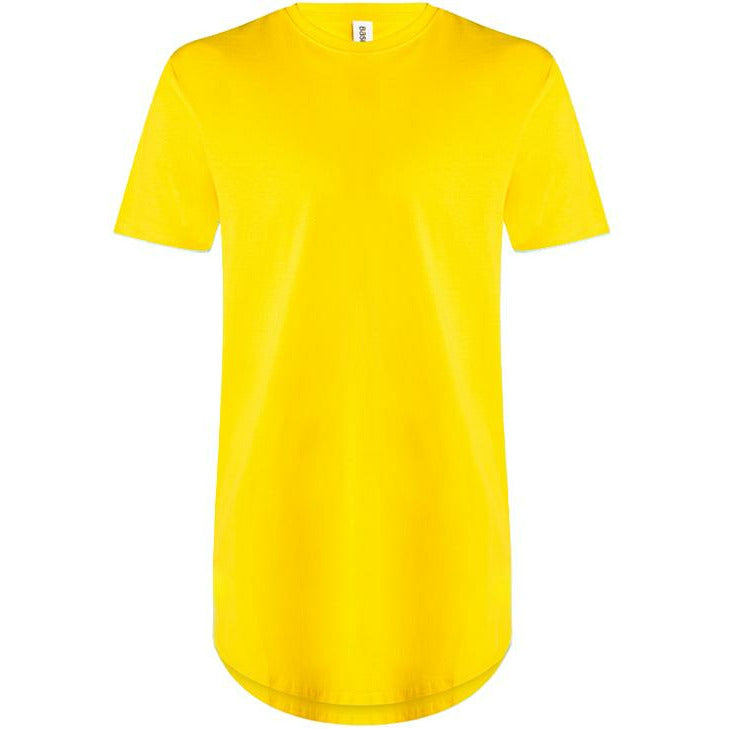 Yellow Tall Long Scoop T-Shirt