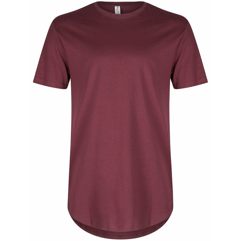 Burgundy Scoop T-Shirt