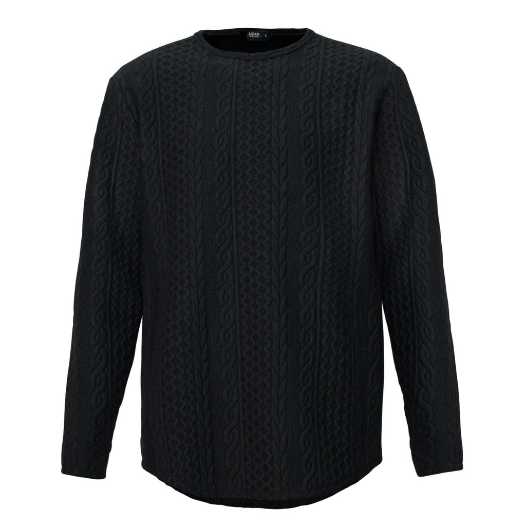 Cable Knit Black