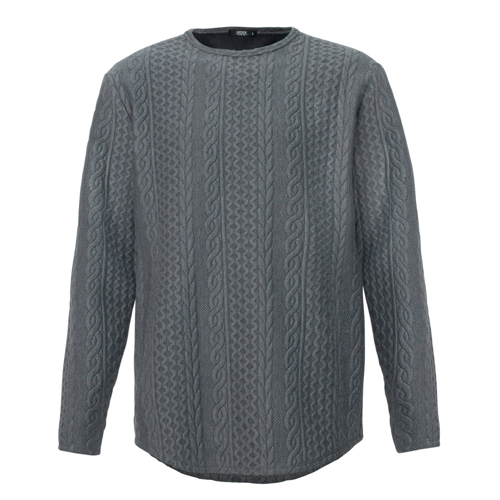 Cable Knit Deep Grey