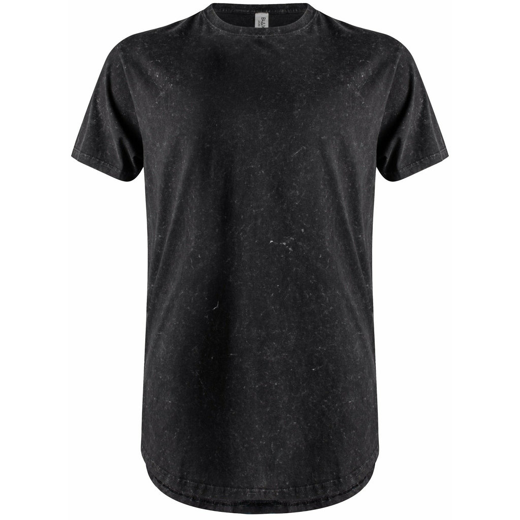 Black Vintage Wash Scoop T-Shirt